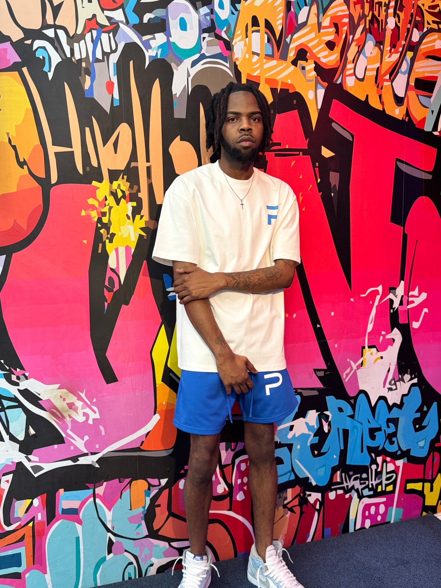 "P Symbol" Unisex Loose Fit Shorts