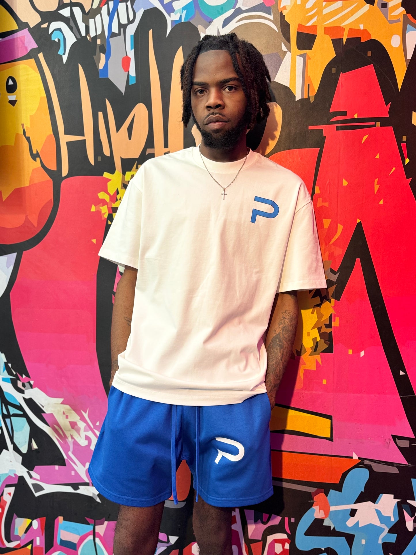 "P Symbol" Unisex Loose Fit Shorts