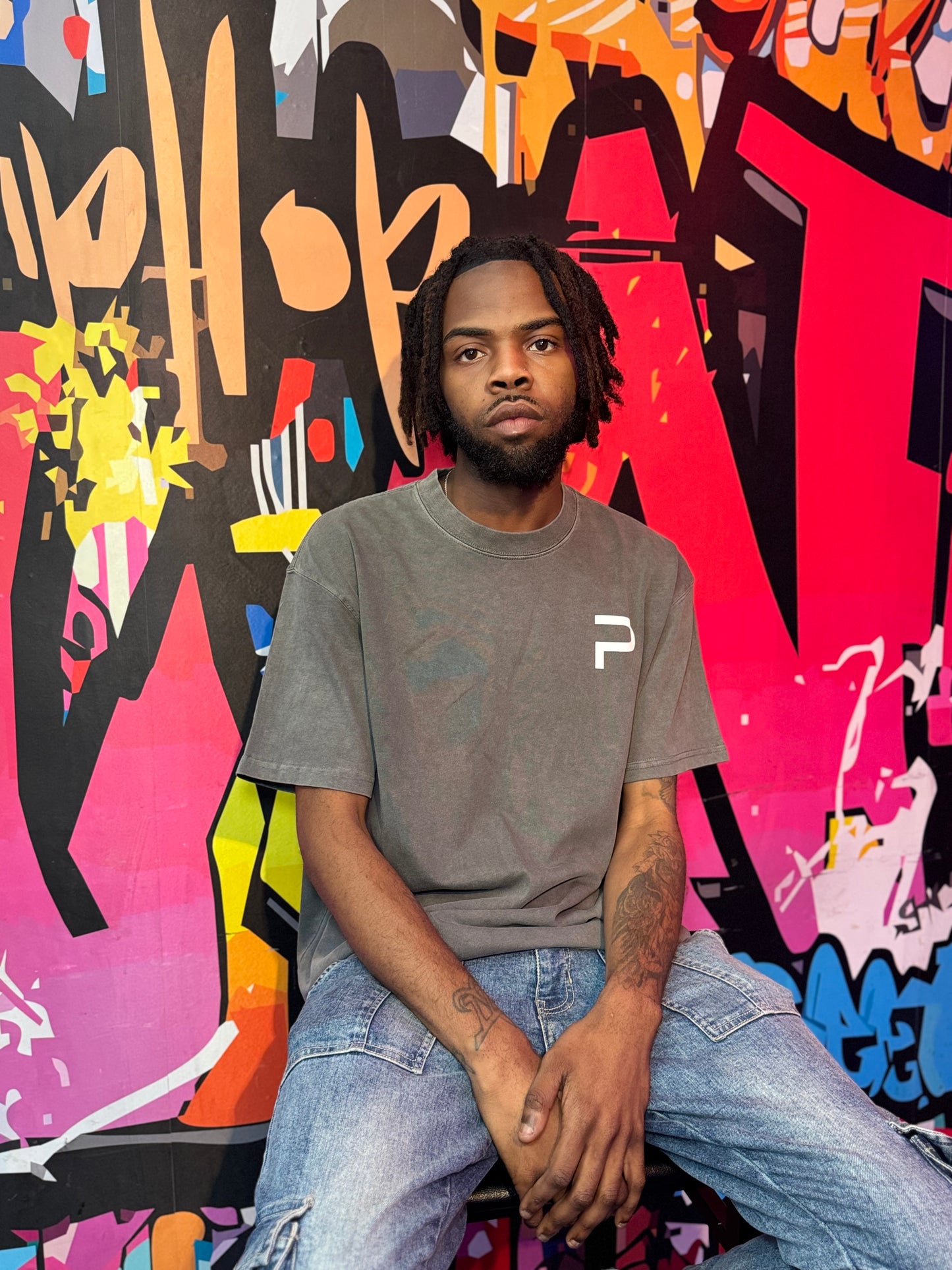 "Elevate" Snow Washed T-Shirt